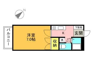 グランヴェール【1階】の間取り