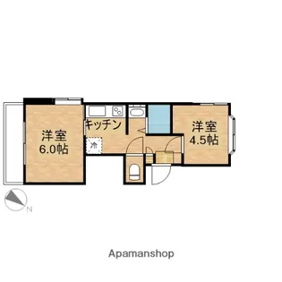 東京都世田谷区喜多見9丁目【アパート】の間取り