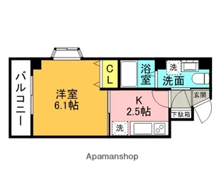 メゾン・クラッソ【201号室】の間取り
