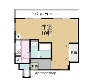 グランフォークス目黒【3階】の間取り