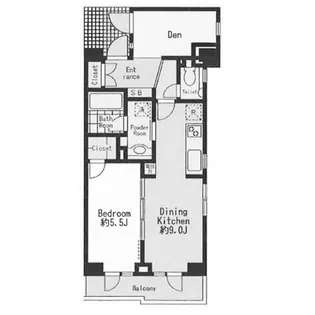 HF学芸大学レジデンス【9階】の間取り