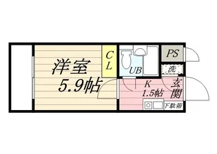 アーバン・ドヌール【3階】の間取り