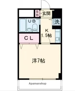 碑文谷壱番館【2階】の間取り
