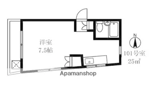 安東ビル【1階】の間取り
