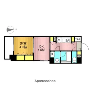 DUO STAGE白金高輪【3階】の間取り