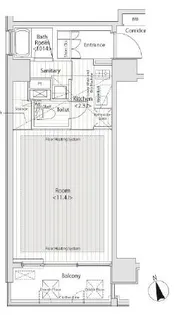 カスタリア中延【12階】の間取り