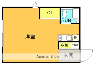 サンブリッジA【1階】の間取り