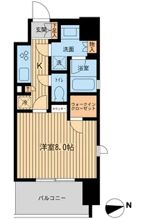 エルシア五反田【6階】の間取り