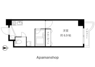 フロンティア恵比寿【10階】の間取り