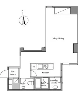 レジディアタワー麻布十番【5階】の間取り