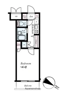 東京都大田区東嶺町【マンション】の間取り
