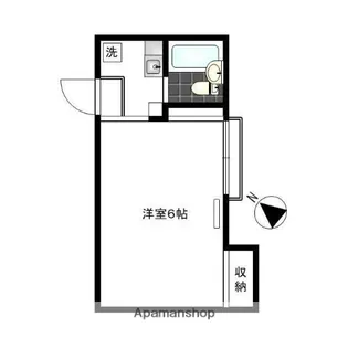 1Kの間取り画像