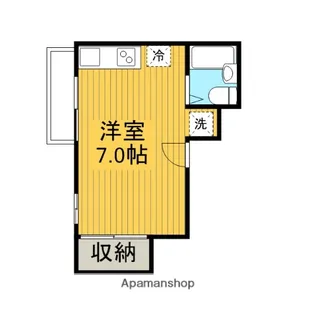 東京都板橋区南常盤台1丁目【アパート】の間取り