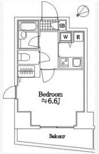 パレステュディオ五反田【11階】の間取り