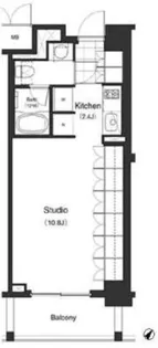 パークキューブ目黒タワー【4階】の間取り