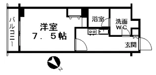 パシフィックコート目黒南【2階】の間取り