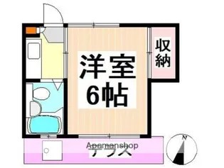 コーポ富紀【1階】の間取り