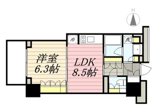 パークアクシス池田山【2階】の間取り