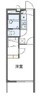 レオパレスアットホーム【2階】の間取り