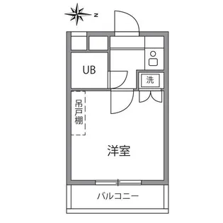 クレール八雲【3階】の間取り