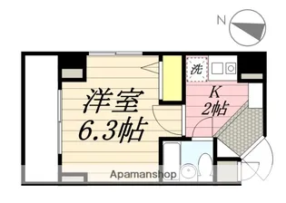目黒シティ・カラバナ【3B号室】の間取り