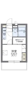 レオパレスSENSUI【1階】の間取り