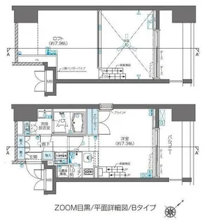 ZOOM目黒【4階】の間取り