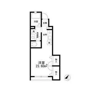 シャルム大森【1階】の間取り