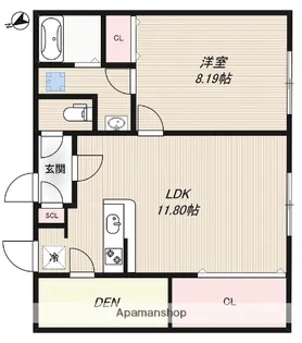 BRANCHE武蔵小山【0405号室】の間取り