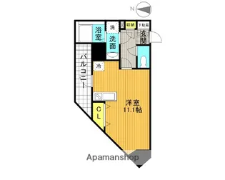 東京都江東区亀戸2丁目【マンション】の間取り