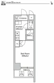 プライムアーバン大崎【10階】の間取り