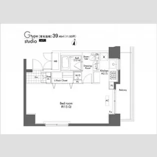 プライムアーバン初台【3階】の間取り