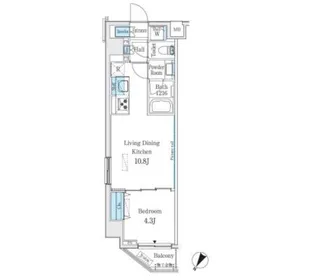 BUENA VISTA代々木【4階】の間取り
