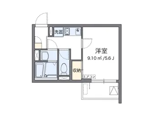 クレイノシャ ブラン プティ【3階】の間取り
