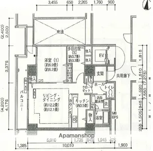 シティコート目黒4号棟【2階】の間取り