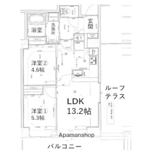 シティコート目黒4号棟【7階】の間取り