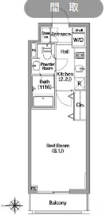 コンフォリア馬込【6階】の間取り