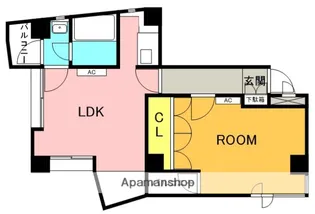 ソフトタウン白金【313号室】の間取り