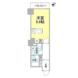 TKフラッツ渋谷【2階】の間取り