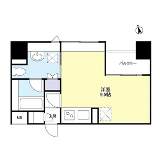 グランカーサ新宿御苑【5階】の間取り