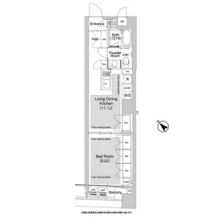 BPRレジデンス渋谷【3階】の間取り