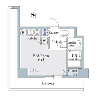 SHOWN HATSUDAI【8階】の間取り