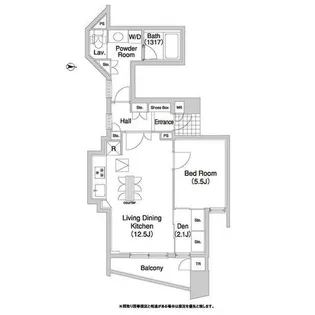 コンフォリア碑文谷【1階】の間取り