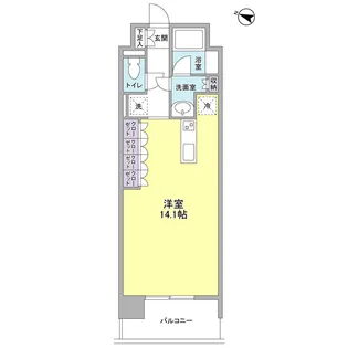 コンフォリア西麻布【6階】の間取り
