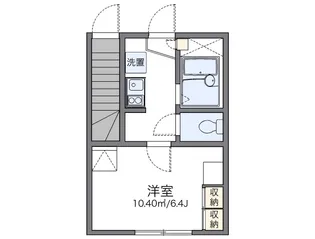 レオパレスサニーコート【1階】の間取り