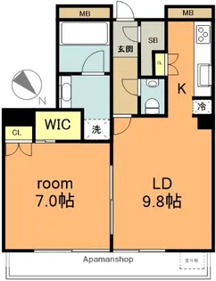 東京レジデンス【7階】の間取り