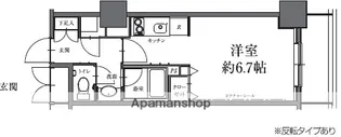 HF駒沢公園レジデンスTOWER【4階】の間取り