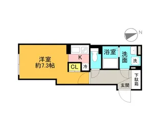 ルオーレ恵比寿【4階】の間取り