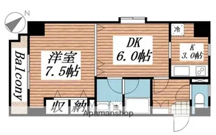 サンアーバン目黒【5階】の間取り
