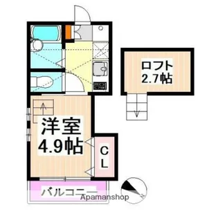 プライム大崎【2階】の間取り